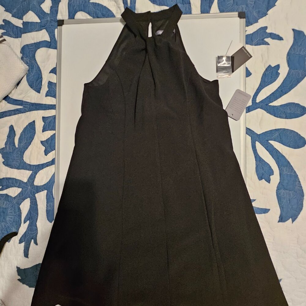 Julia Jordan Black Sleeveless Sheath  Dress Size 10